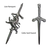 Lion Rampant -Celtic Swirl Sword