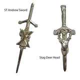 ST Andrew Sword-Stag Deer Head